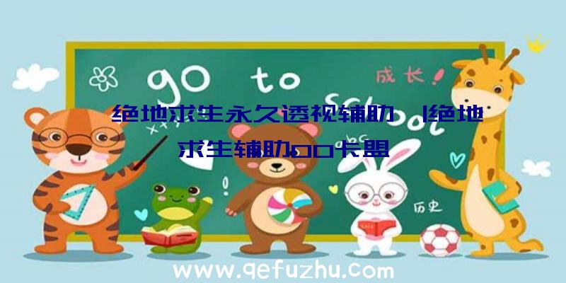「绝地求生永久透视辅助」|绝地求生辅助00卡盟